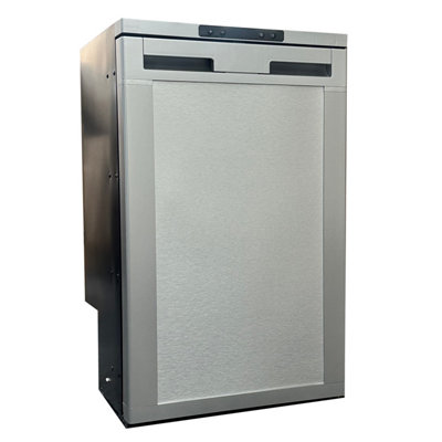 Cool Mate 83L Silver Camper Van Fridge Freezer 12/24V from B&Q