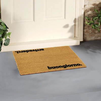 Artsy Doormats Arrivederci DoormatRegular 60X40Cm from B&Q