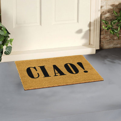 Artsy Doormats Ciao DoormatRegular 60X40Cm from B&Q
