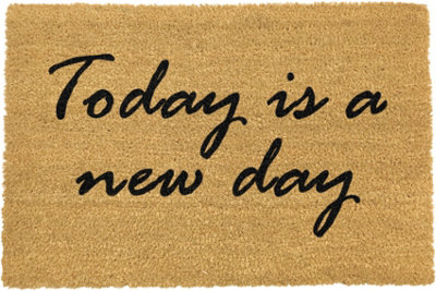 Artsy Doormats Today Is A New Day DoormatRegular 60X40Cm