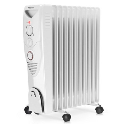 Pro Breeze 2500W Oil Filled Radiator With 11 Fins