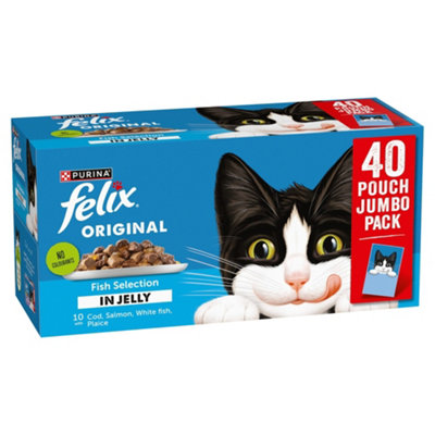FELIX Original Delicious & Complete Fish Selection in Jelly Wet Cat Food 40x85g - Image 18