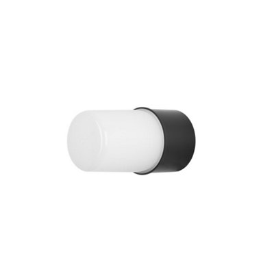 Luminosa Lighting Luminosa Port Outdoor Wall / Ceiling Fixture Black Ip54 E27 40W from B&Q