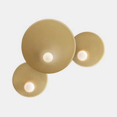 Luminosa Lighting Luminosa Trip 54Cm Integrated Led Wall Lamp Matte Gold E14 27W from B&Q