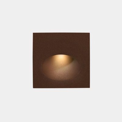 Luminosa Lighting Luminosa Bat Outdoor Led Recessed Wall Light Square Brown Ip65 2.2W 2700K from B&Q