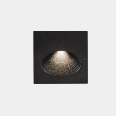Luminosa Lighting Luminosa Bat Outdoor Led Recessed Wall Light Square Urban Grey Ip65 2.2W 4000K from B&Q
