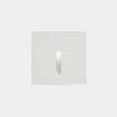 Luminosa Lighting Luminosa Bat Outdoor Led Recessed Wall Light Square White Ip65 2.2W 3000K from B&Q