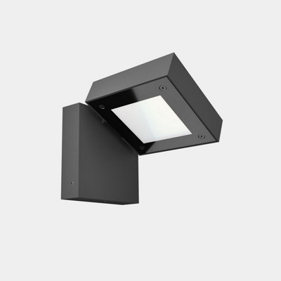 Luminosa Lighting Luminosa Modis Outdoor Modern Wall Lamp Urban Grey Led 13.2W Cct 2700-3200-4000K Ip66 On-Off from B&Q