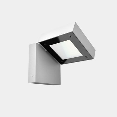 Luminosa Lighting Luminosa Modis Outdoor Modern Wall Lamp White Led 13.2W Cct 2700-3200-4000K Ip66 On-Off from B&Q