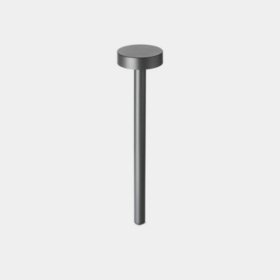 Luminosa Lighting Luminosa Orbit Covered Outdoor Pedestal Light 90Cm Urban Grey Led 11.5W Cct 2700-3200-4000K Ip66 On-Off from B&Q