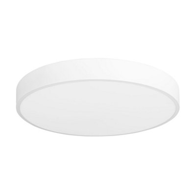 Luminosa Lighting Luminosa Stac Led Flush Ceiling Light WhiteOpalNeutral-White 4000K from B&Q