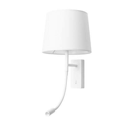 Luminosa Lighting Luminosa Janet Led Reading Lamp WhiteWarm-White 3000K from B&Q
