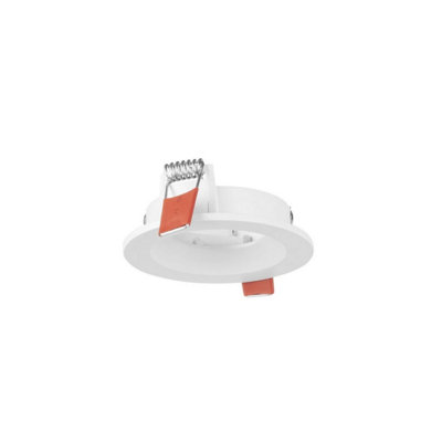 Luminosa Lighting Luminosa Sicro Fixed 8Cm Recessed Downlight White Gu10 8W from B&Q