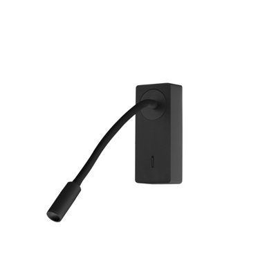 Luminosa Lighting Luminosa Mine Led Reading Lamp BlackWarm-White 3000K from B&Q