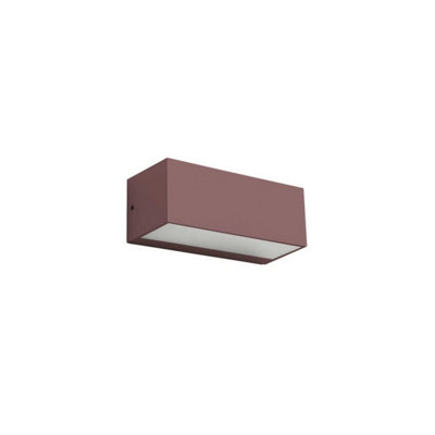 Luminosa Lighting Luminosa Ara Outdoor Wall Down Lamp Brown E27 15W Ip65 from B&Q