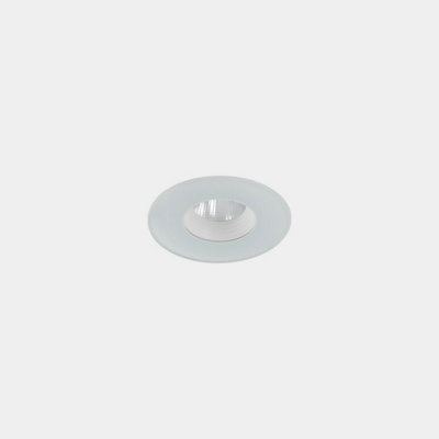 Luminosa Lighting Luminosa Dako 8Cm Outdoor Recessed Downlight White Led 7.5W 3000K Ip66 On-Off from B&Q