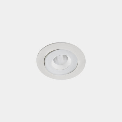 Luminosa Lighting Luminosa Dako 10Cm Outdoor Recessed Downlight White Led 7.5W 3000K Ip66 On-Off from B&Q