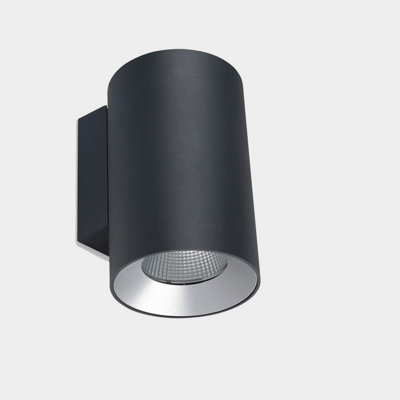 Luminosa Lighting Luminosa Cosmos 14Cm Outdoor Up Down Wall Lamp Urban Grey Led 36W 4000K Ip66 On-Off from B&Q