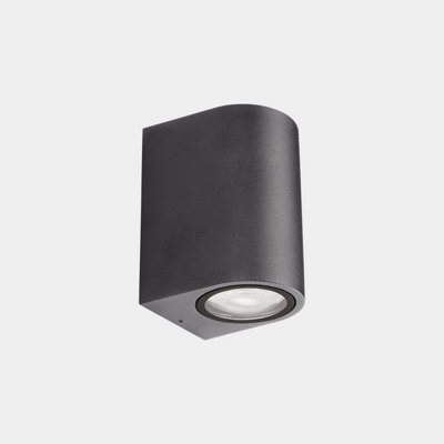 Luminosa Lighting Luminosa Eko Outdoor Wall Down Lamp Urban Grey Gu10 8W Ip66 from B&Q