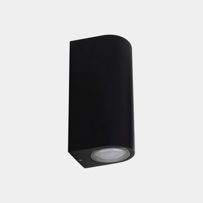 Luminosa Lighting Luminosa Eko Outdoor Up Down Wall Lamp Black Gu10 16W Ip66 from B&Q