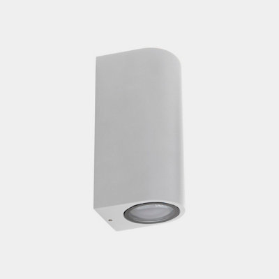 Luminosa Lighting Luminosa Eko Outdoor Up Down Wall Lamp White Gu10 16W Ip66 from B&Q