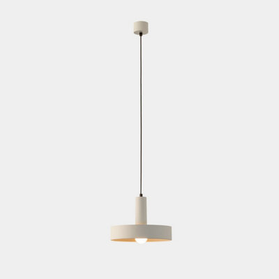 Luminosa Lighting Luminosa Keops Dome Pendant Ceiling Light Grey White E27 15W from B&Q