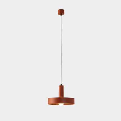 Luminosa Lighting Luminosa Keops Dome Pendant Ceiling Light Brick Red E27 15W from B&Q