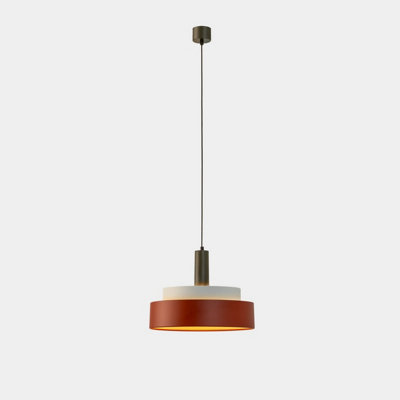 Luminosa Lighting Luminosa Keops 40Cm Dome Pendant Ceiling Light Multi-Coloured E27 15W from B&Q