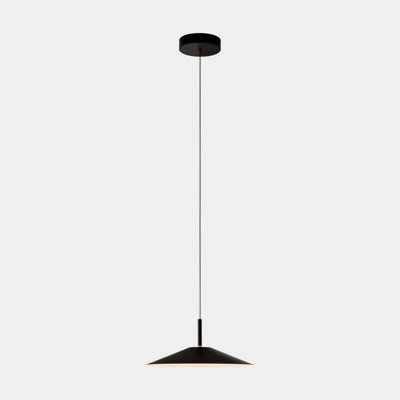 Luminosa Lighting Luminosa H Dome Pendant Ceiling Light BlackSandblasted Led 27.4W 2700K On-Off from B&Q