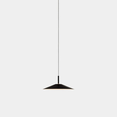 Luminosa Lighting Luminosa H Dome Pendant Ceiling Light BlackSandblasted Led 27.7W 2700K Dali Dimming from B&Q