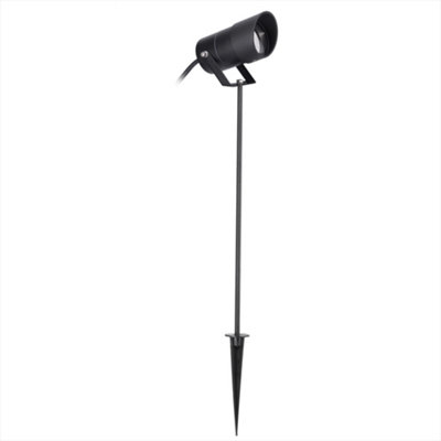 Luminosa Lighting Luminosa Ousia 94Cm Outdoor Spike Black Gu10 8W Ip65 from B&Q