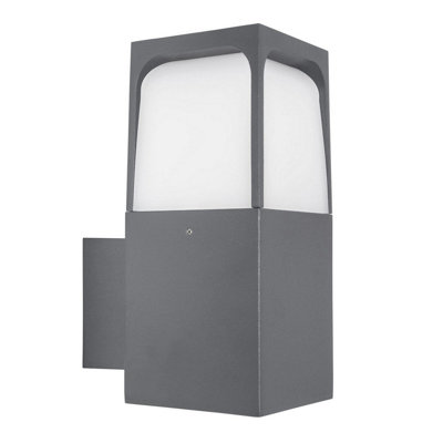 Luminosa Lighting Luminosa Veta Outdoor Modern Wall Lamp Black E27 15W Ip54 from B&Q