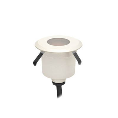 Luminosa Lighting Luminosa Senya Outdoor Recessed Ground Light 4Cm White Led 1.2W 3000K Ip65 On-Off from B&Q