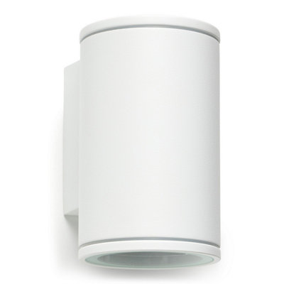 Luminosa Lighting Luminosa Orion Outdoor Wall Down Lamp White Gu10 8W Ip54 from B&Q
