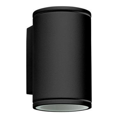 Luminosa Lighting Luminosa Orion Outdoor Wall Down Lamp Black Gu10 8W Ip54 from B&Q