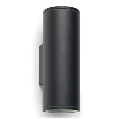 Luminosa Lighting Luminosa Orion Outdoor Up Down Wall Lamp Black Gu10 16W Ip54 from B&Q