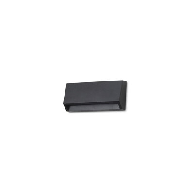 Luminosa Lighting Luminosa Kairo Outdoor Flush Wall Lamp Black Led 1.9W Cct 2700-3200-4000K Ip65 On-Off from B&Q