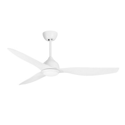Luminosa Lighting Luminosa Pam 132Cm Ceiling Fan White Led 20.2W Cct 3000-4000-5000K On-Off from B&Q