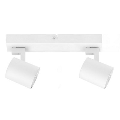 Luminosa Lighting Luminosa Kaplan Twin Ceiling Spotlight White Gu10 16W from B&Q