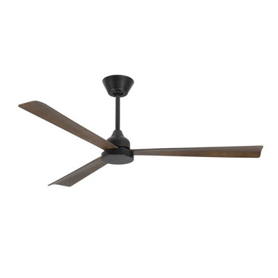 Luminosa Lighting Luminosa Shadow 132Cm Ceiling Fan Brown