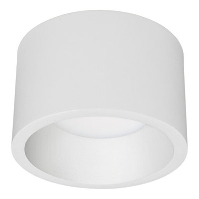 Luminosa Lighting Luminosa Jet 12Cm Surface Mounted Downlight White Led 10.9W Cct 2700-3200-4000K On-Off from B&Q