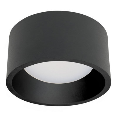 Luminosa Lighting Luminosa Jet 117Cm Surface Mounted Downlight Black Led 20.8W Cct 2700-3200-4000K On-Off from B&Q