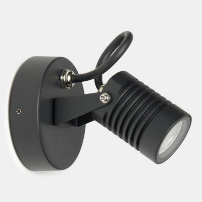 Luminosa Lighting Luminosa Vista Outdoor Display Light BlackFaceted Led 4.9W 3000K Ip65 On-Off from B&Q