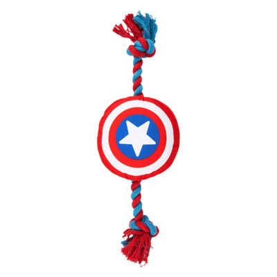 Cerdá Captain America Squeaky Plush And Rope Toy from B&Q