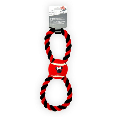 Cerdá Minnie Mouse Tennis Ball Rope Dog Toy from B&Q
