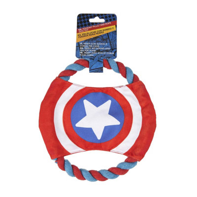 Cerdá Captain America Whistling Frisbee And Rope Dog Toy from B&Q
