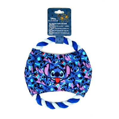 Cerdá Stitch Squeaky Plush And Rope Toy from B&Q