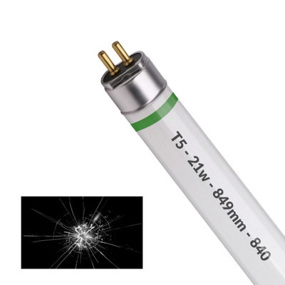 849mm T5 21w Cool White Shatterproof Tube
