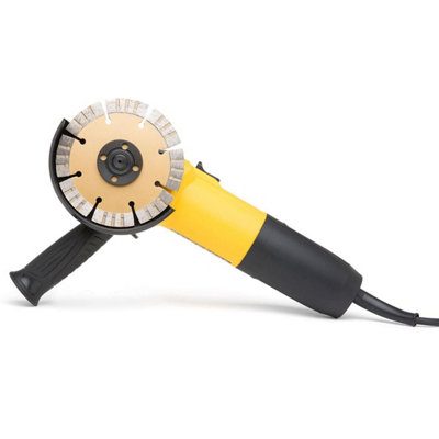 850w Angle Grinder Wolf 115mm Corded with Diamond Disc - 3