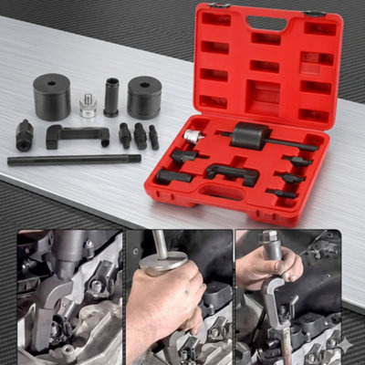  - Diesel Injector Extractor SetCommon Rail Puller Removal Tool Kit For Mercedes Cdi